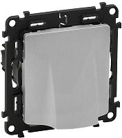 Вывод кабеля без рамки Legrand Valena Life алюминий картинка